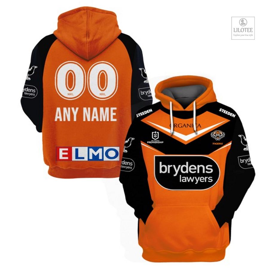 BEST Wests Tigers Black Orange Custom Shirt, hoodie 16
