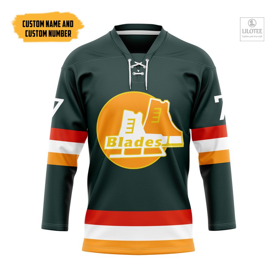 BEST SS Broom County Blades Custom Hockey Jersey 9