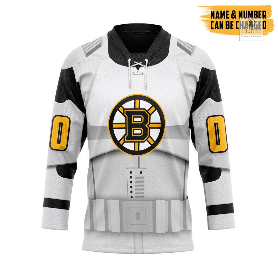BEST Star Wars x Boston Bruins May The 4th Be With You Custom Hockey Jersey 13