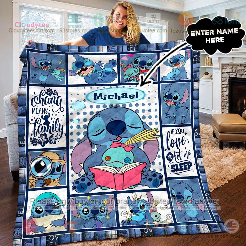 NEW Stitch With Friends Custom Name Quilt 7