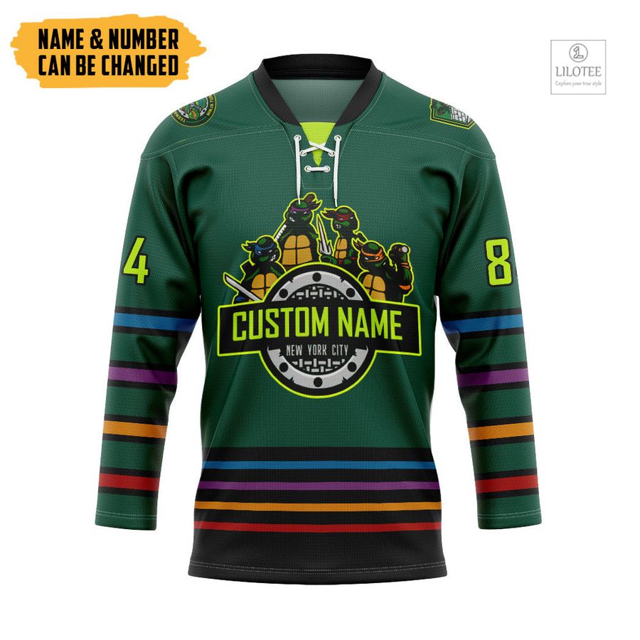 BEST Teenage Mutant Ninja Turtles Custom Hockey Jersey 6
