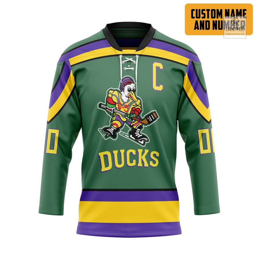BEST The Mighty Ducks Custom Hockey Jersey 6