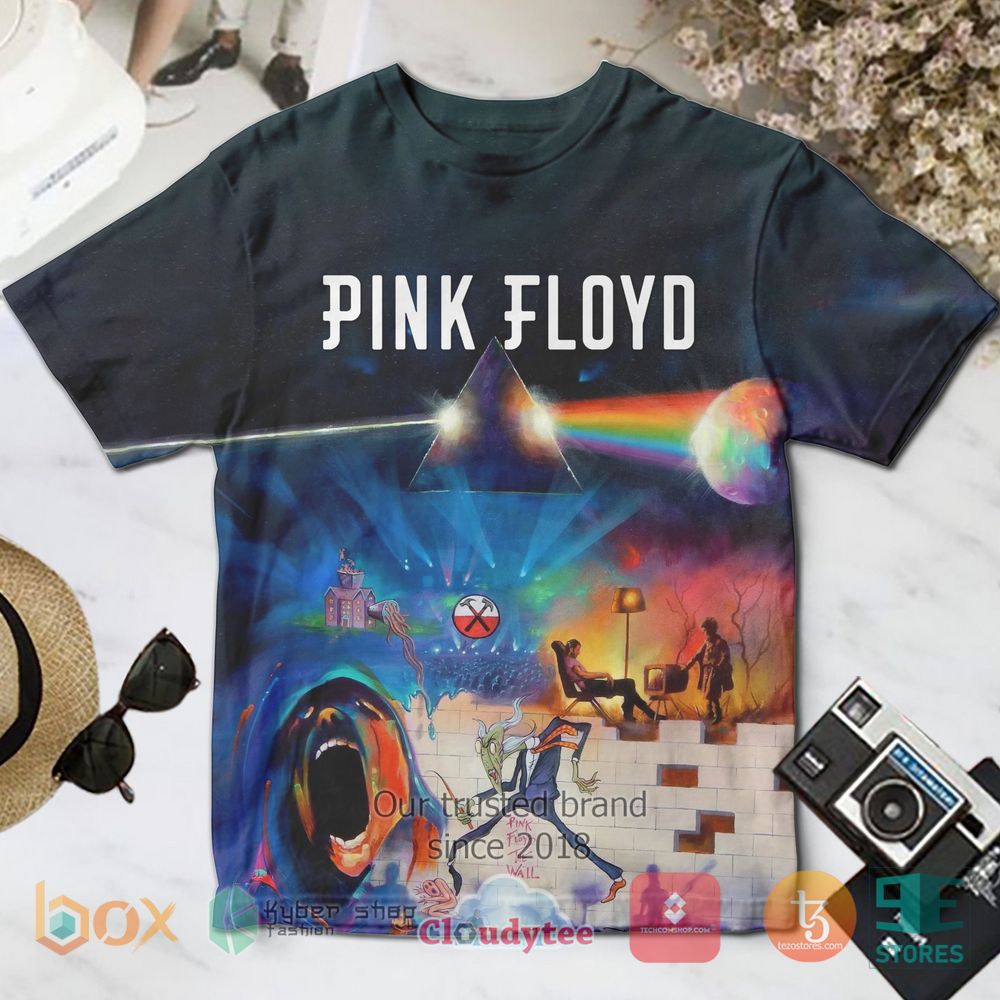 BEST Pink Floyd Prism Scream 3D Shirt 2