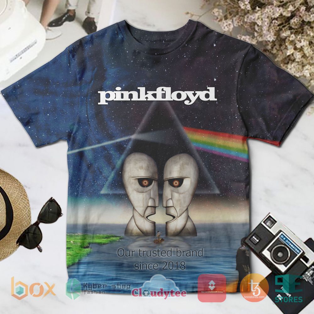 BEST Pink Floyd The Dark Side of the Moon The Division Bell 3D Shirt 3