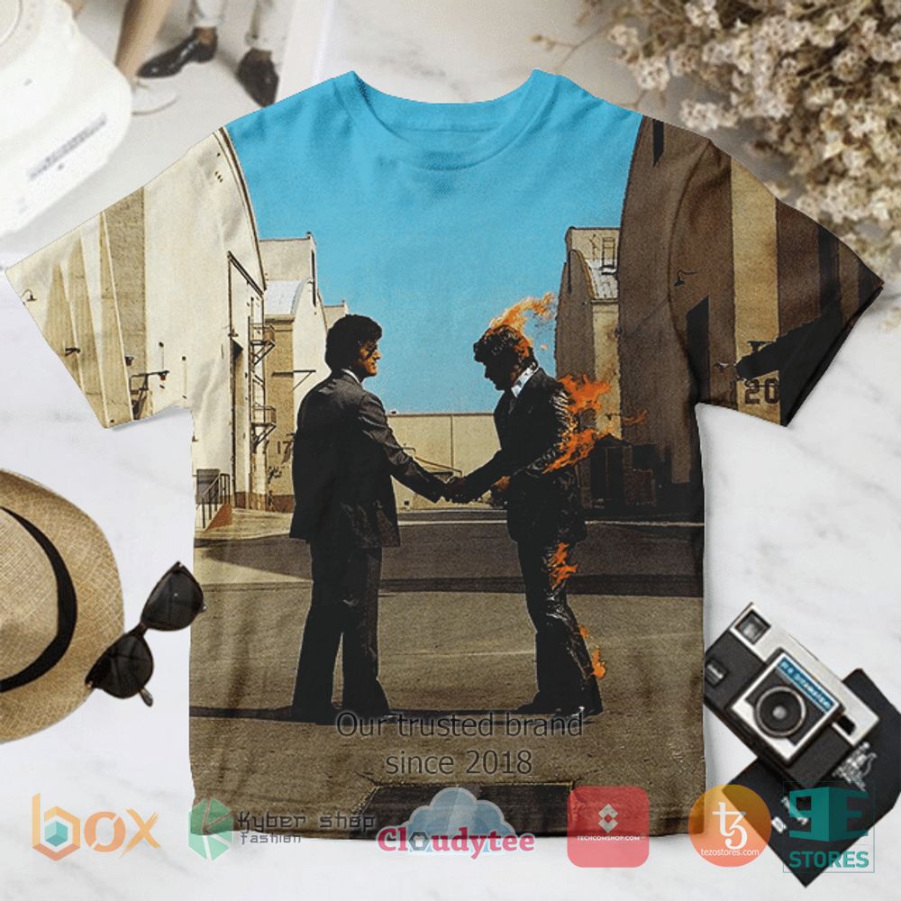 BEST Pink Floyd Wish You Were Here 3D Shirt 2
