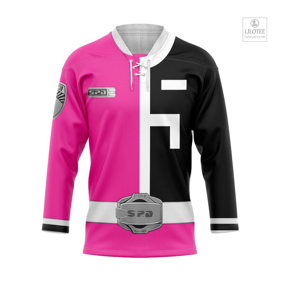 BEST Pink Ranger S.P.D Hockey Jersey 8