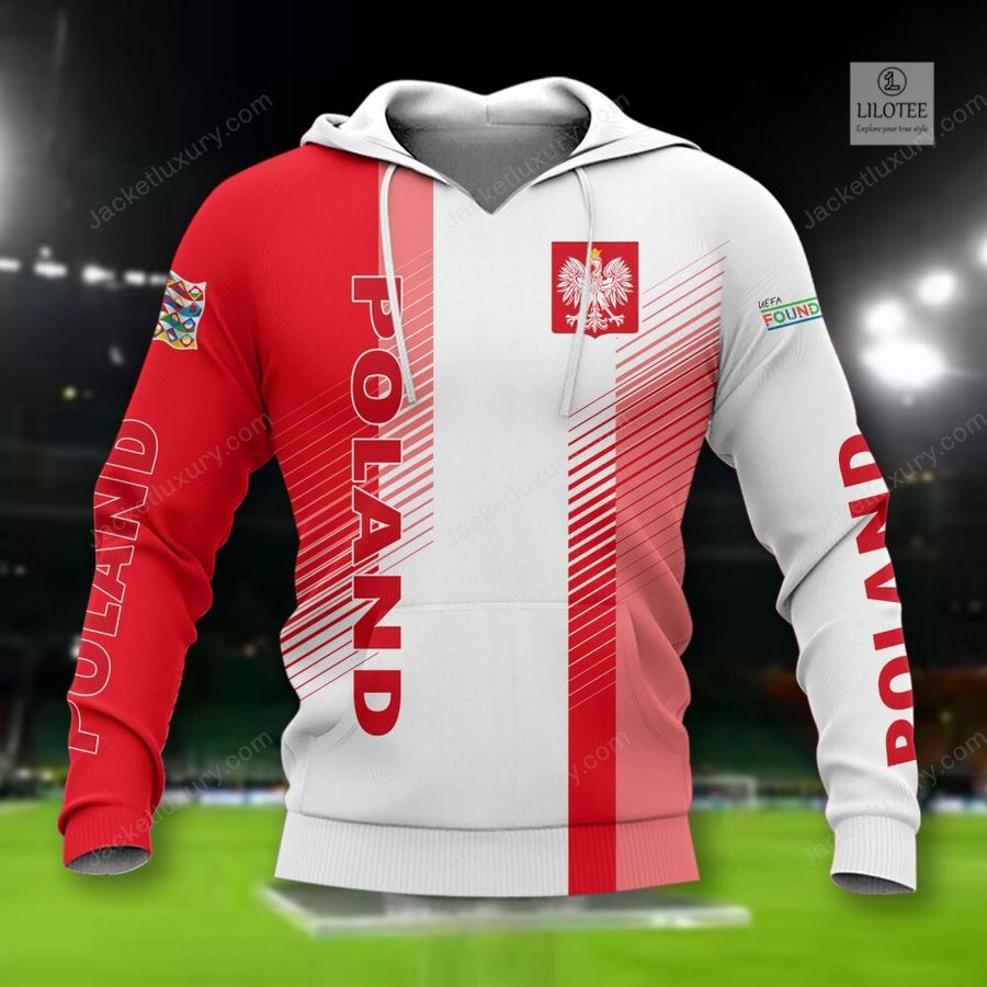 Poland national football team Yellow 3D Hoodie, Shirt 2