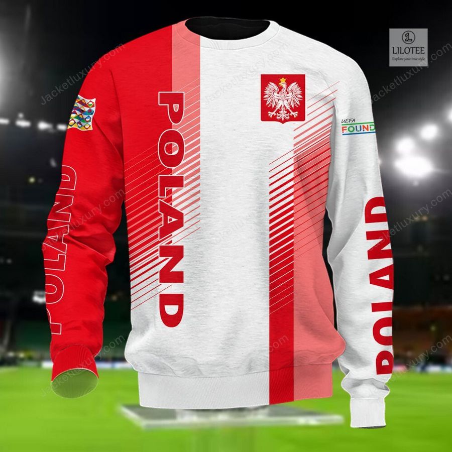 Poland national football team Yellow 3D Hoodie, Shirt 5