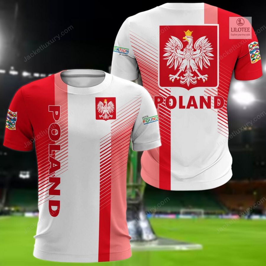 Poland national football team Yellow 3D Hoodie, Shirt 8