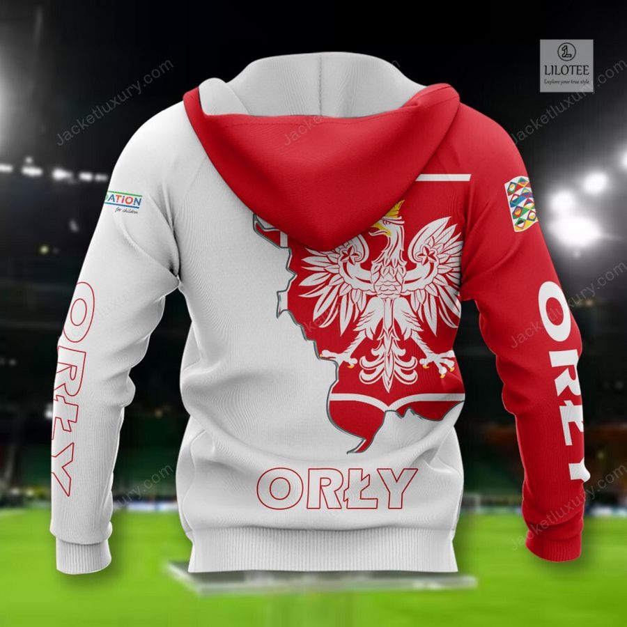 Poland Orly national football team 3D Hoodie, Shirt 3