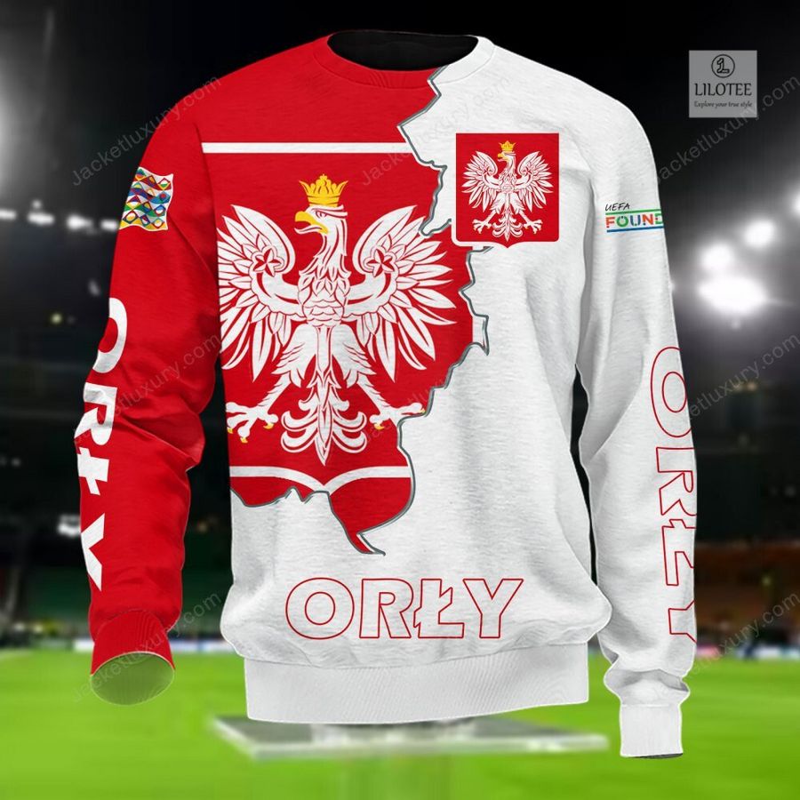 Poland Orly national football team 3D Hoodie, Shirt 5
