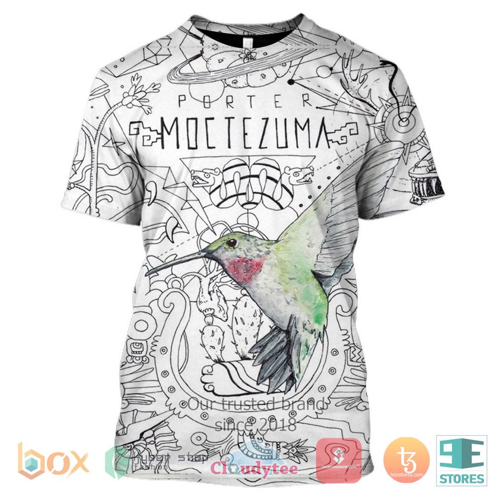 HOT PorterMoctezuma 3D over printed Shirt 3