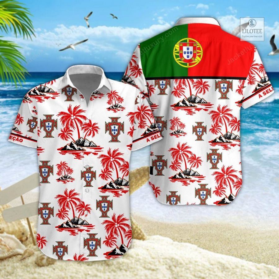 BEST Portugal national football team Hawaiian Shirt, Shorts 4