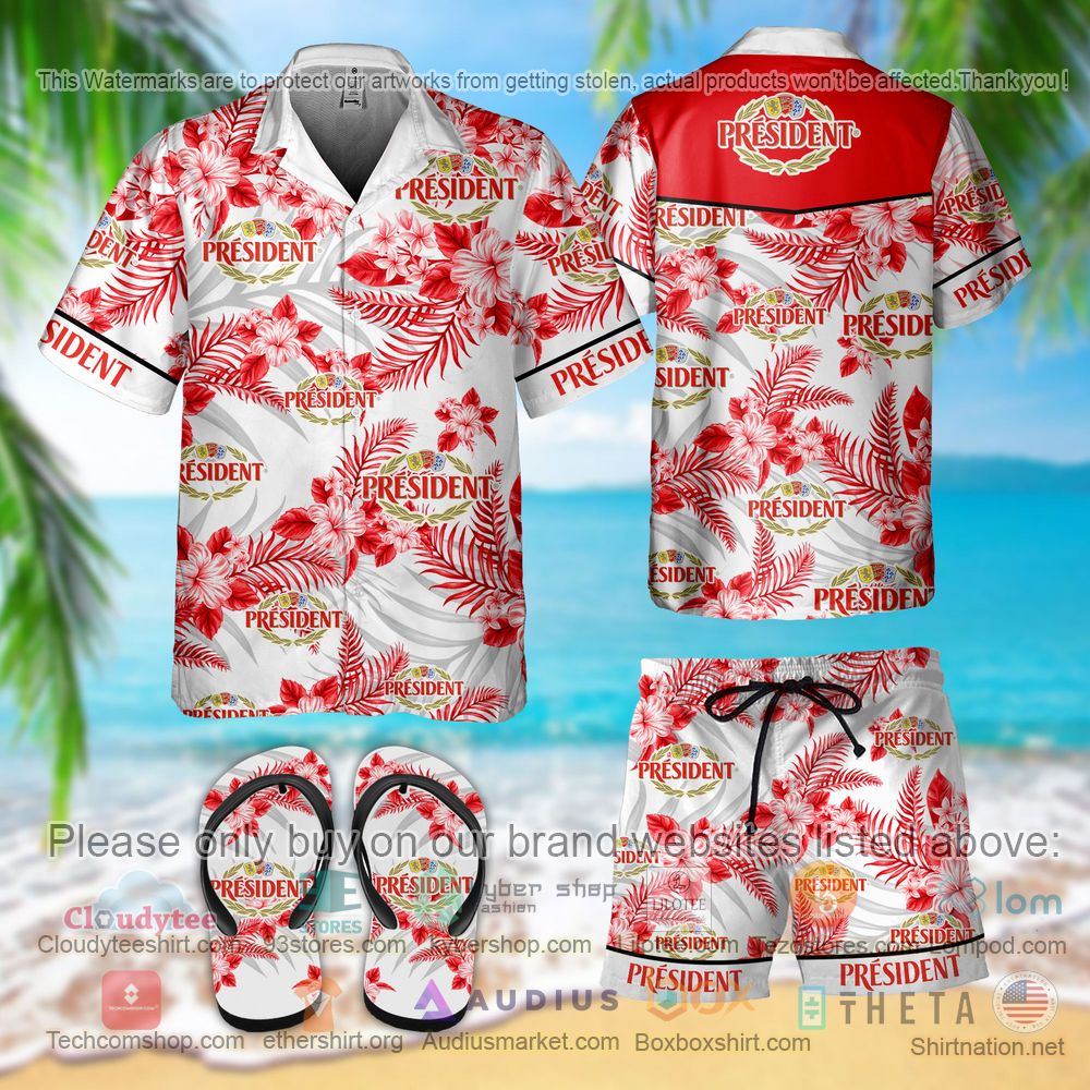 BEST President Hawaiian Shirt, Short 3