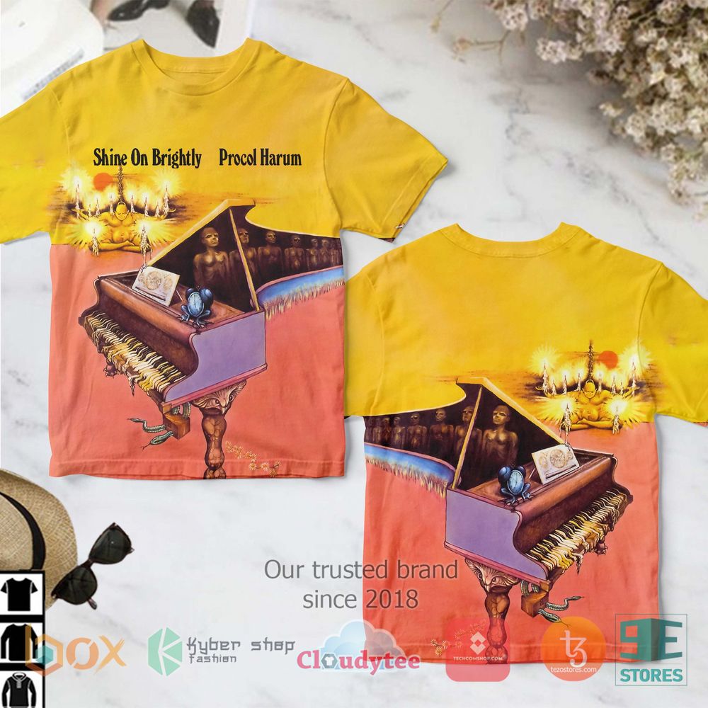 BEST Procol Harum Shine On Brightly 3D Shirt 3