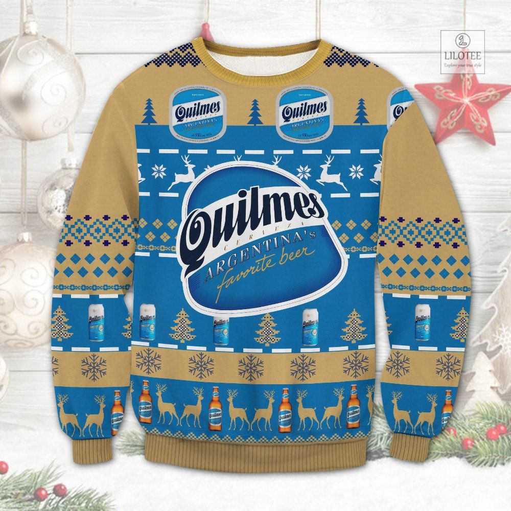 BEST Quilmes Argentinian beer Christmas Sweater and Sweatshirt 3