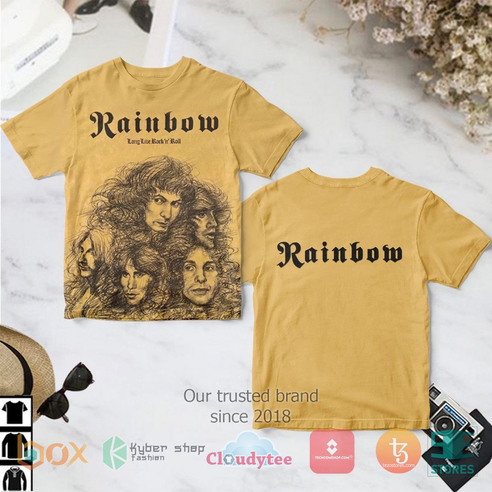 HOT Rainbow Long Live Rock 'n' Roll T-Shirt 3