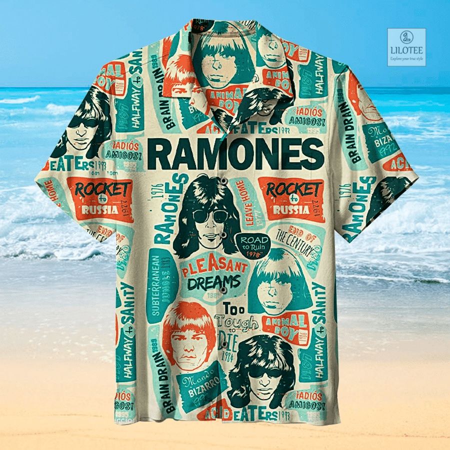 BEST Ramones Albums art cover Hawaiian Shirt 2