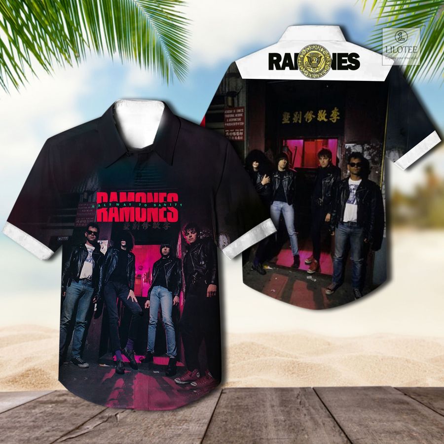 BEST Ramones Halfway to Sanity Hawaiian Shirt 2