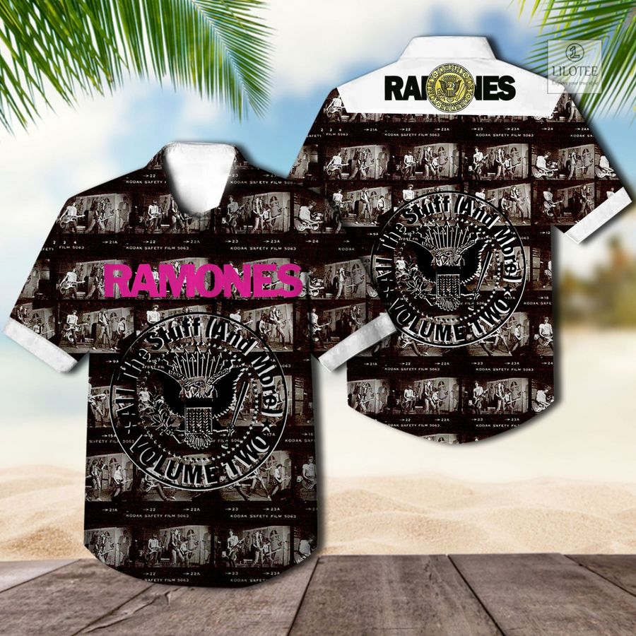 BEST Ramones Hey Ho Let's Go Greatest Hits Hawaiian Shirt 3