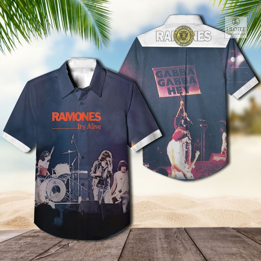BEST Ramones It's Alive Hawaiian Shirt 2