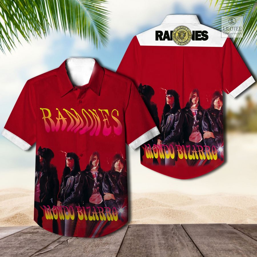 BEST Ramones Mondo Bizarro Hawaiian Shirt 3
