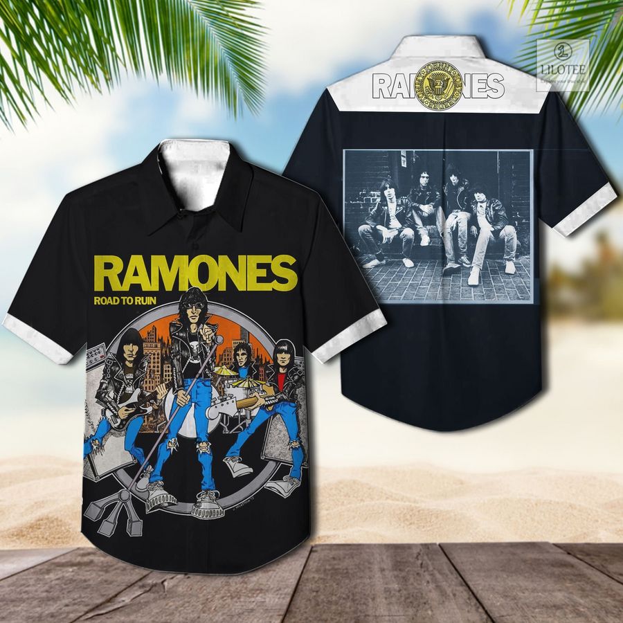 BEST Ramones Road to Ruin Hawaiian Shirt 3
