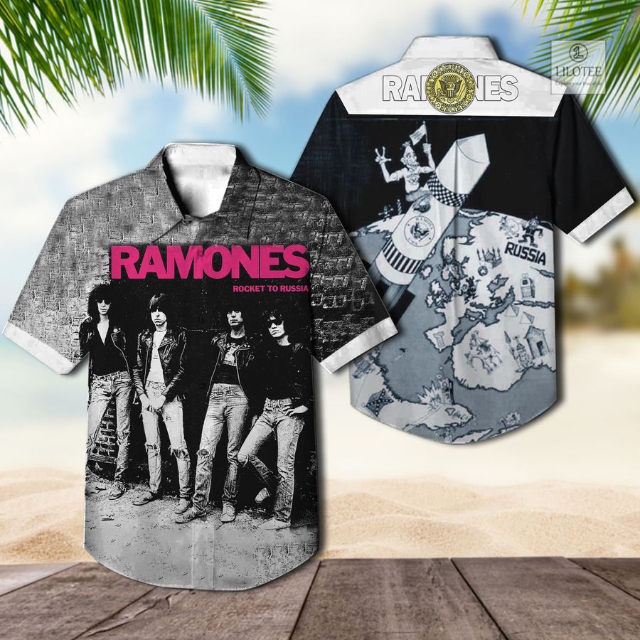 BEST Ramones Rocket to Russia Hawaiian Shirt 2