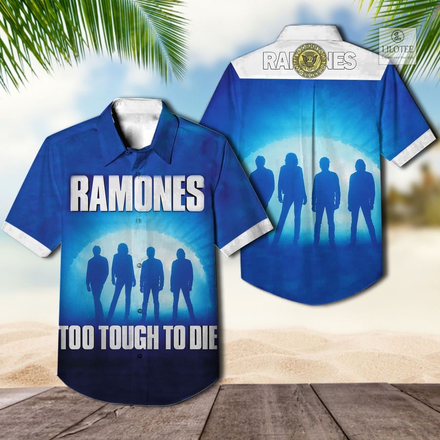 BEST Ramones Too Tough to Die Hawaiian Shirt 3