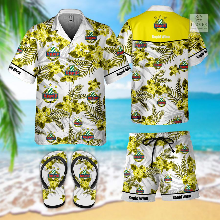 BEST Rapid Wien 2 Hawaiian Shirt, Short 2