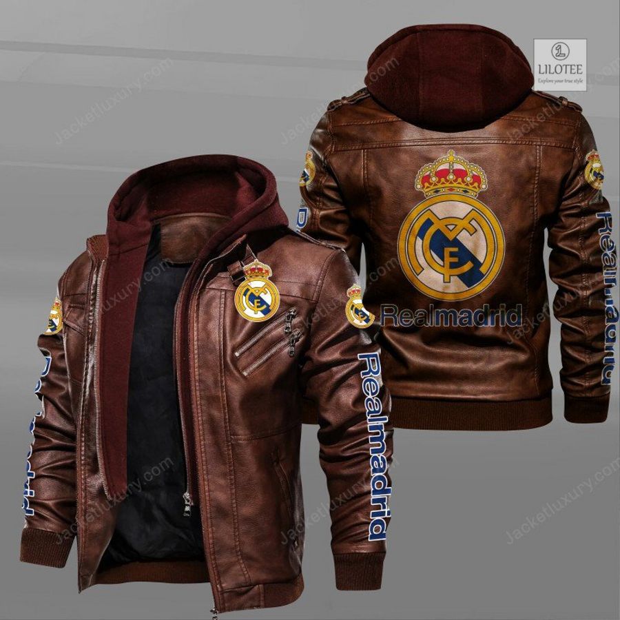 Real Madrid C.F. Leather Jacket 2
