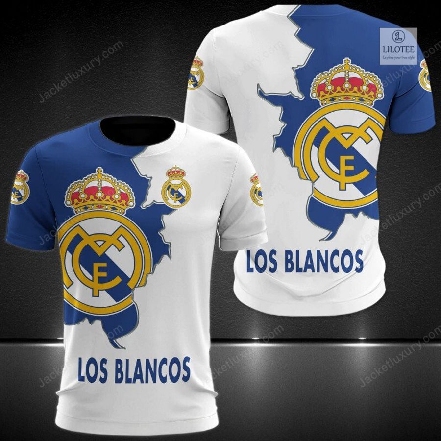 Real Madrid C.F. Los Blancos 3D Hoodie, Shirt 8