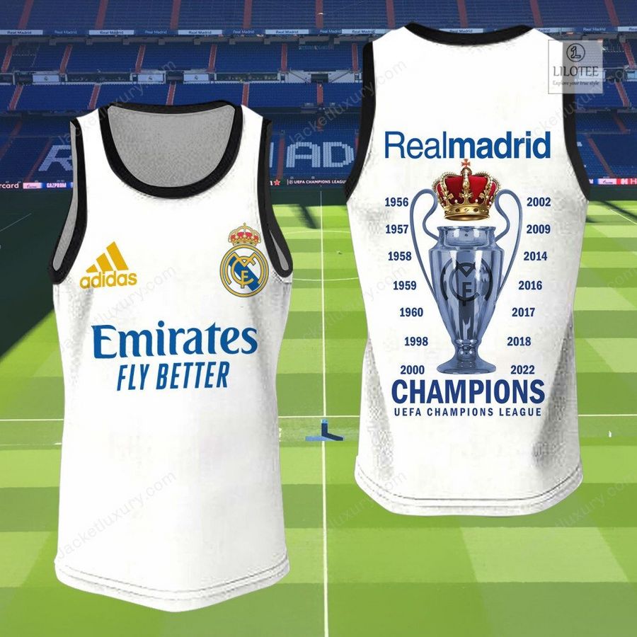 Real Madrid C.F. UEFA Champions League 3D Hoodie, Shirt 19