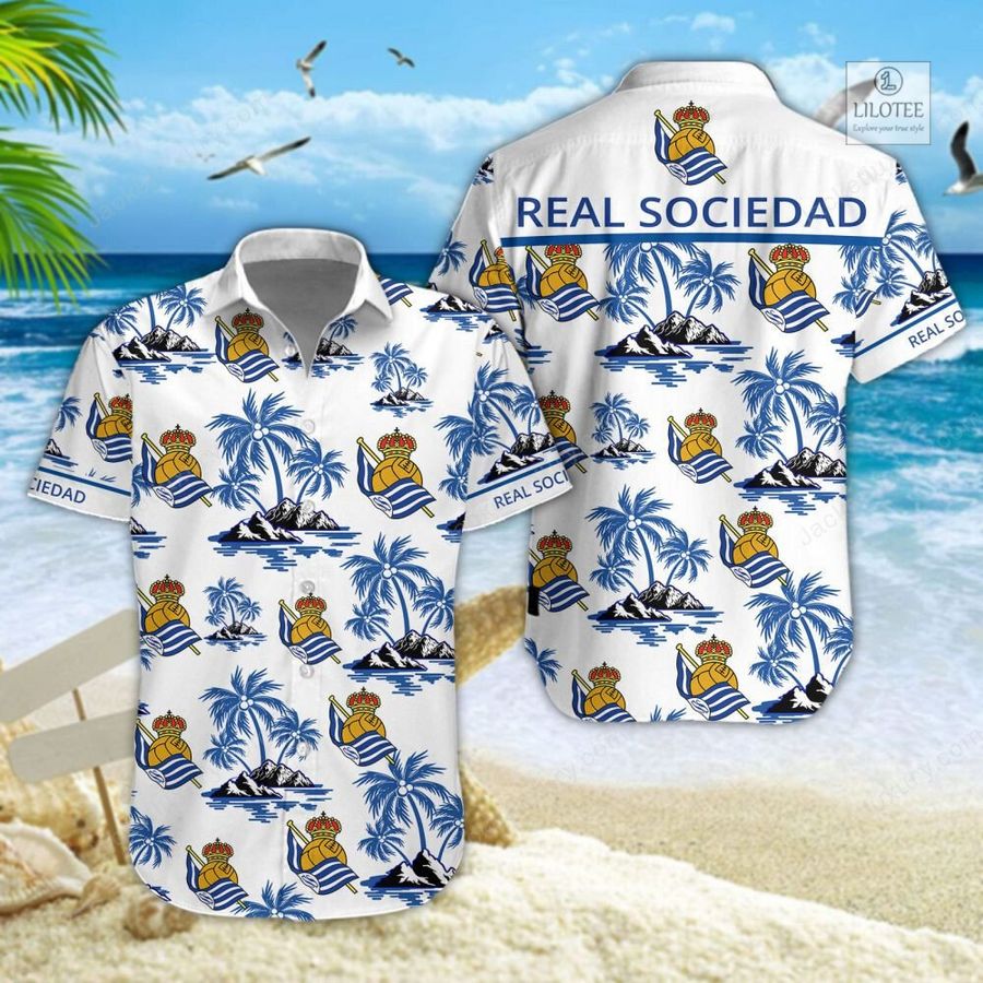 BEST Real Sociedad Hawaiian Shirt, Shorts 5