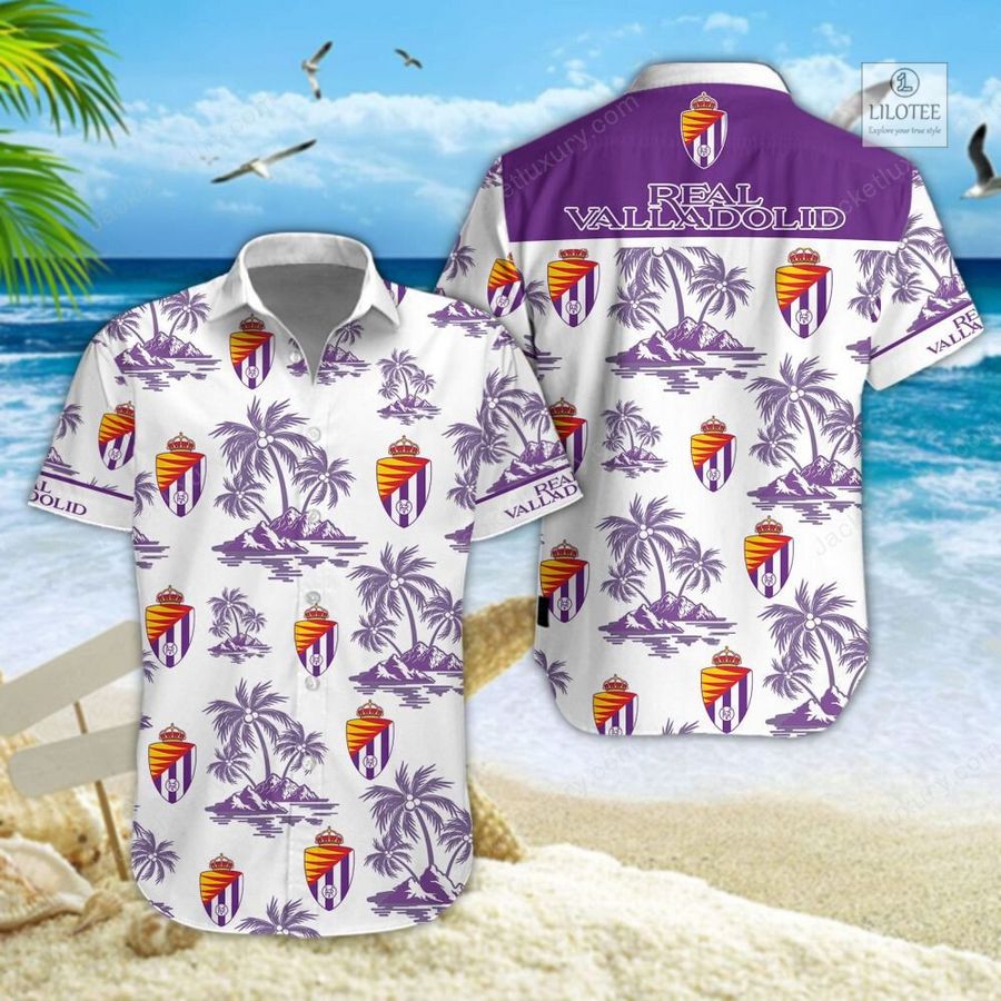 BEST Real Valladolid Hawaiian Shirt, Shorts 4