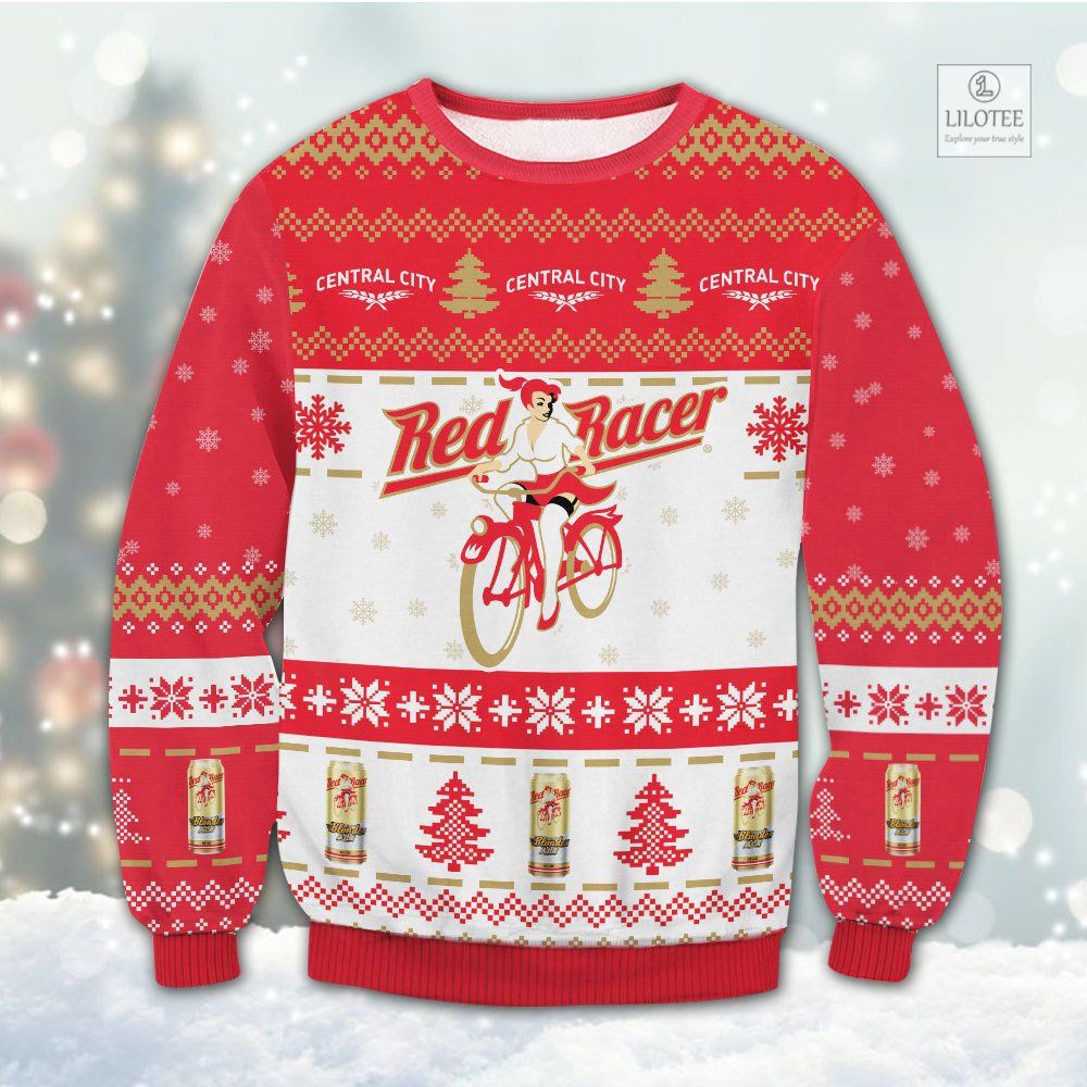 BEST Red Racer Beer Christmas Sweater and Sweatshirt 2
