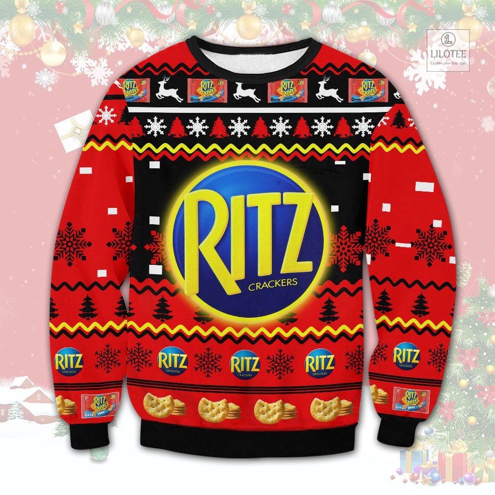 BEST Ritz Crackers Christmas Sweater and Sweatshirt 3