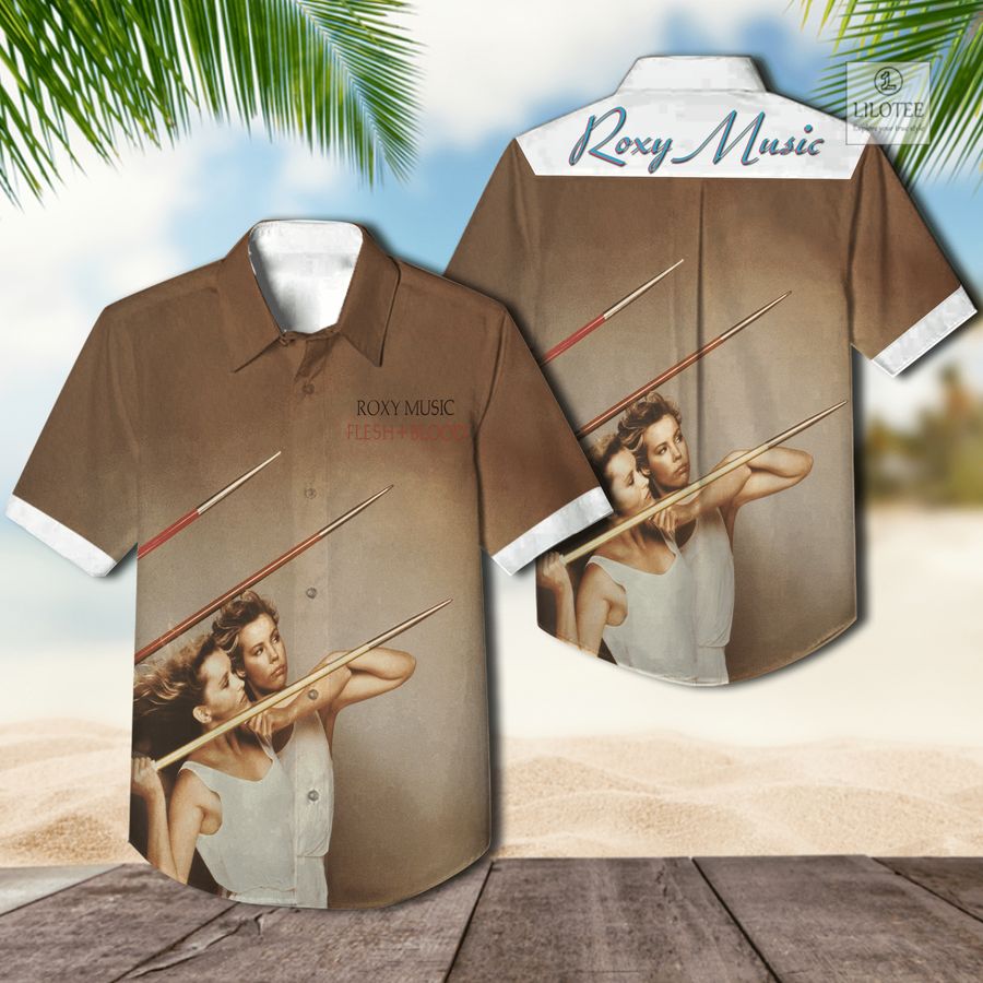 BEST Roxy Music Flesh Blood Album Hawaiian Shirt 2