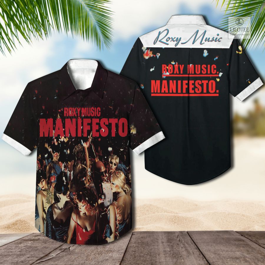 BEST Roxy Music Manifesto Album Hawaiian Shirt 3