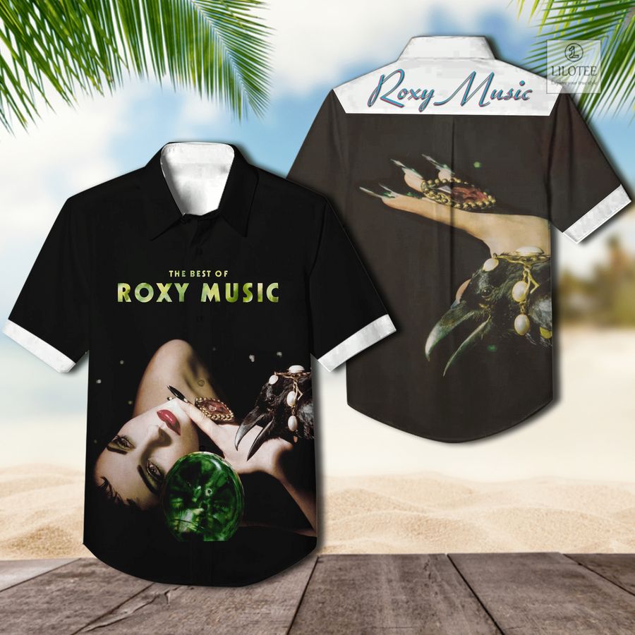 BEST Roxy Music The Best Of Album Hawaiian Shirt 2
