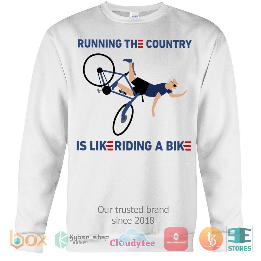 BEST Running The Country Is Likeriding A Bike Shirt, hoodie 7