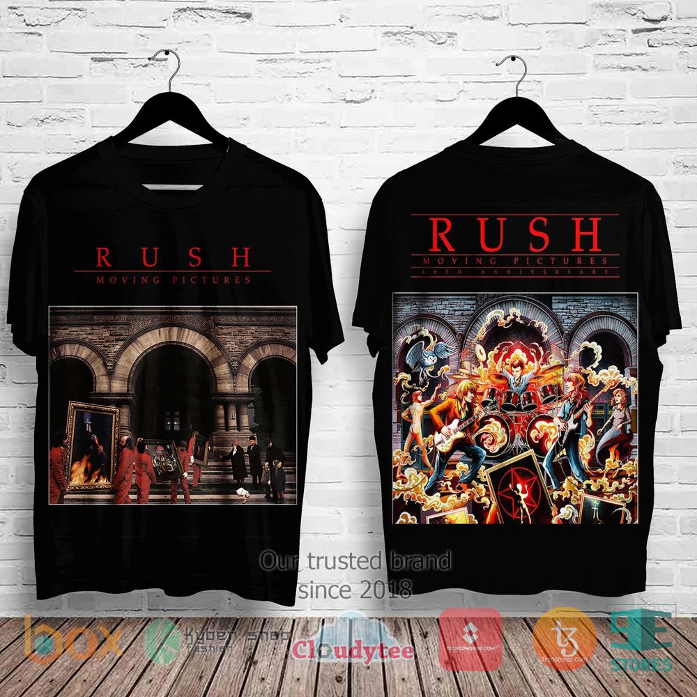 HOT Rush Moving Pictures Album 3D Shirt 3