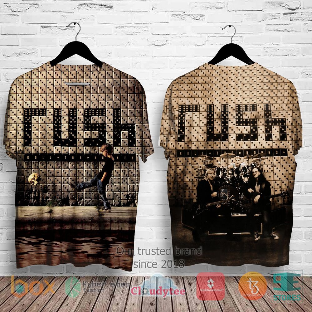 HOT Rush Roll the Bones Album 3D Shirt 2