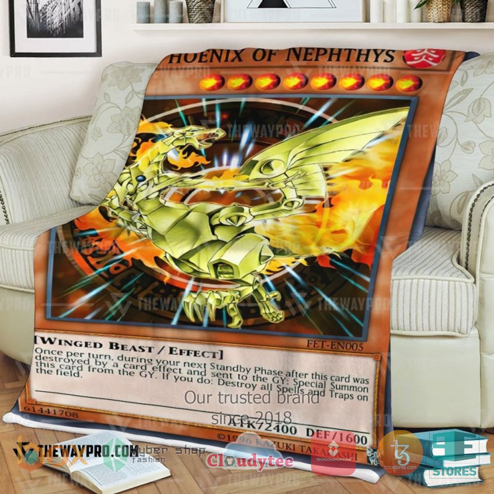 HOT Sacred Phoenix Of Nephthys Soft Blanket 3