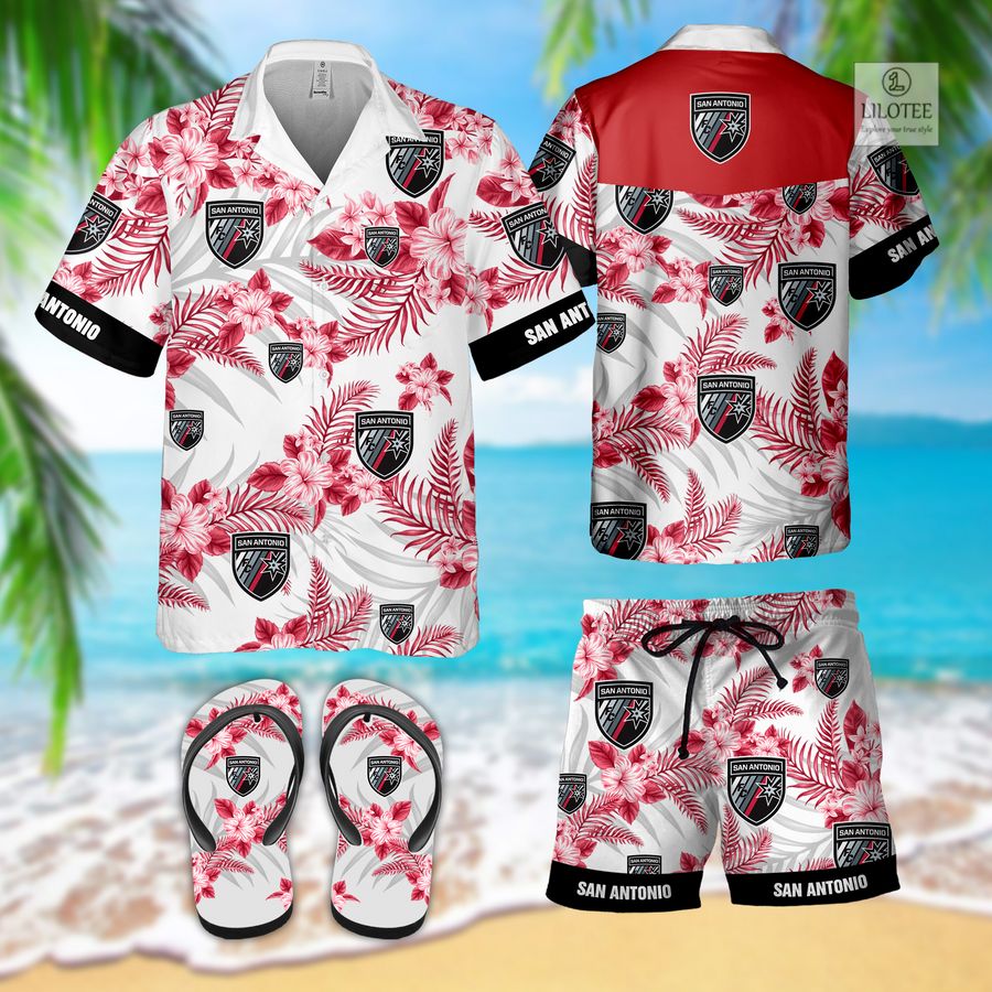 BEST San Antonio FC Hawaiian Shirt, Short 2
