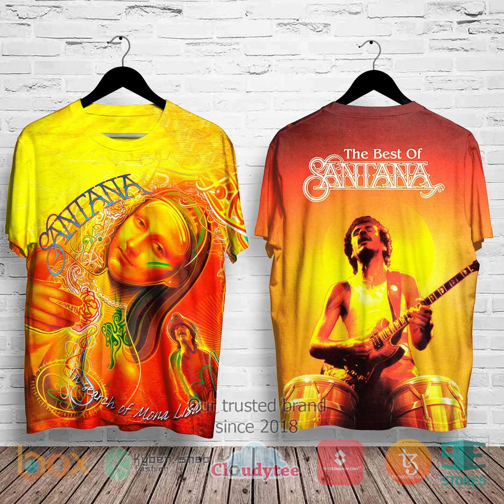 HOT Santana the Best of Santana Album 3D Shirt 3