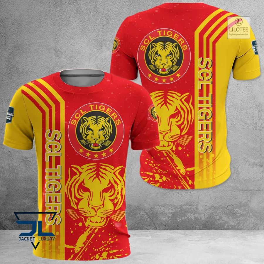 SCL Tigers 3D Hoodie, Shirt 8