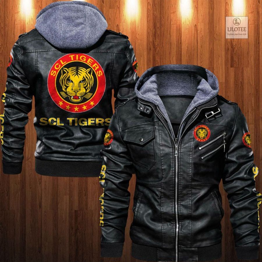 SCL Tigers Leather Jacket 8