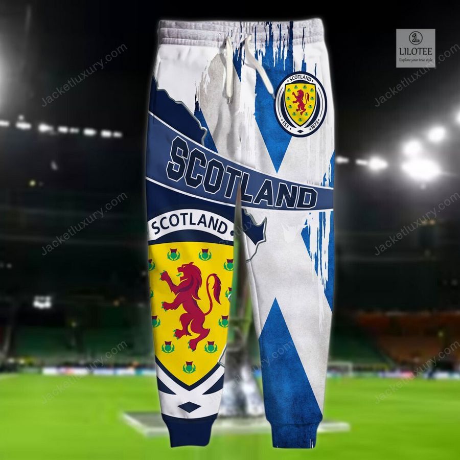 Scotland national football team Blue 3D Hoodie, Shirt 16