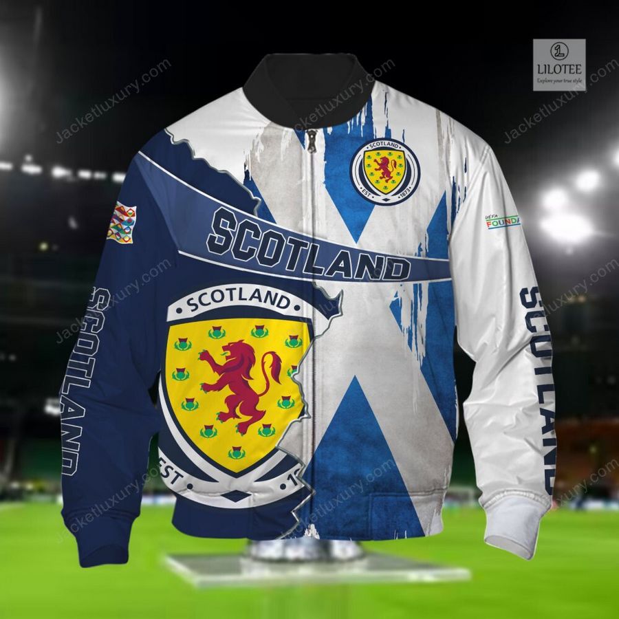Scotland national football team Blue 3D Hoodie, Shirt 7